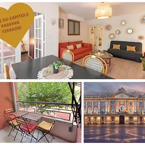  Appartement Le Terracotta - Parking - Place Du Capitole